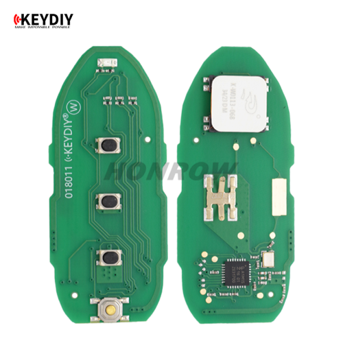 KEYDIY Remote key 3 button ZB03-4 smart key for KD900 URG200 KDX2 KD MAX