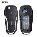 KEYDIY Remote key 3 button ZB12- 3 button smart key for KD900 URG200 KDX2 KD MAX