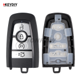 KEYDIY Remote key 3 button ZB21- 4 button smart key for KD900 URG200 KDX2 KD MAX