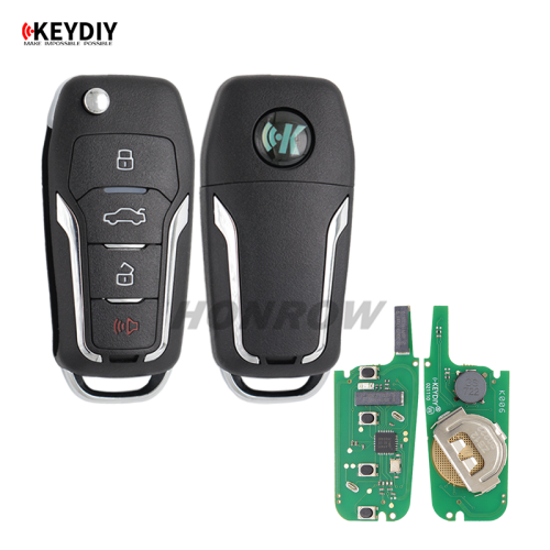 KEYDIY Remote key 3 button ZB12- 4 button smart key for KD900 URG200 KDX2 KD MAX