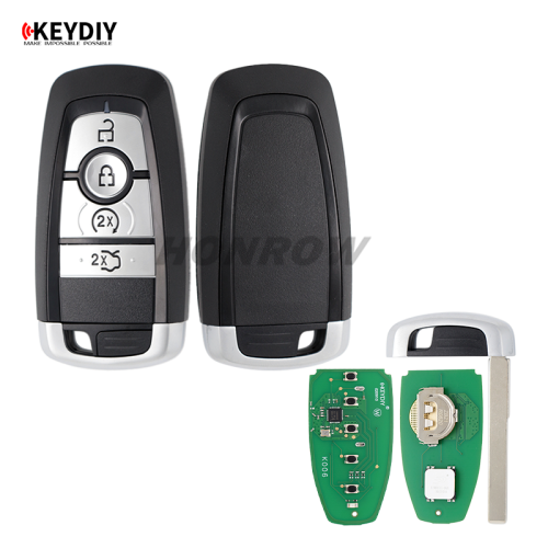 KEYDIY Remote key 3 button ZB21- 4 button smart key for KD900 URG200 KDX2 KD MAX
