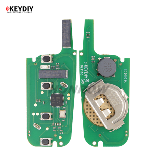 KEYDIY Remote key 3 button ZB12- 4 button smart key for KD900 URG200 KDX2 KD MAX