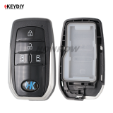 KEYDIY TB01-4 Slide Door Smart Key Prox Remote Control with 8A Chip for Toyota Alphard Vellfire