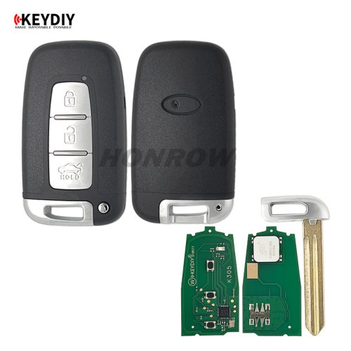 KEYDIY Remote key 3 button ZB04-3 smart key for KD900 URG200 KDX2 KD MAX