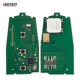 KEYDIY Remote key 3 button ZB04-3 smart key for KD900 URG200 KDX2 KD MAX