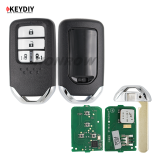 KEYDIY Remote key 3 button ZB10- 4 button smart key for KD900 URG200 KDX2 KD MAX