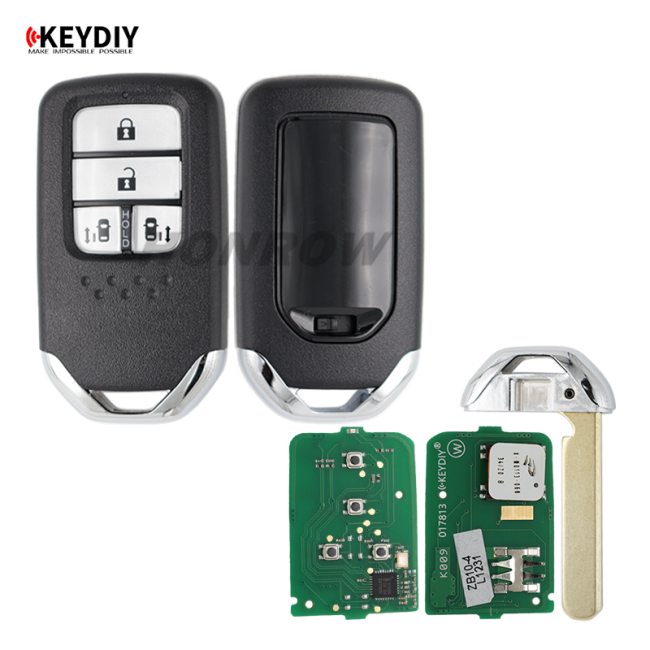 KEYDIY Remote key 3 button ZB10- 4 button smart key for KD900 URG200 KDX2 KD MAX