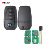 KEYDIY TB01 Remote Smart key for Toyota LAND CRUISER/CROWN ROYAL/CROWN KLUGER/TUNDRA with 8A chip Support Board 0020