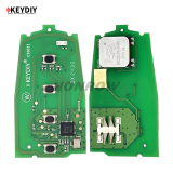KEYDIY Remote key 3 button ZB04-4 smart key for KD900 URG200 KDX2 KD MAX