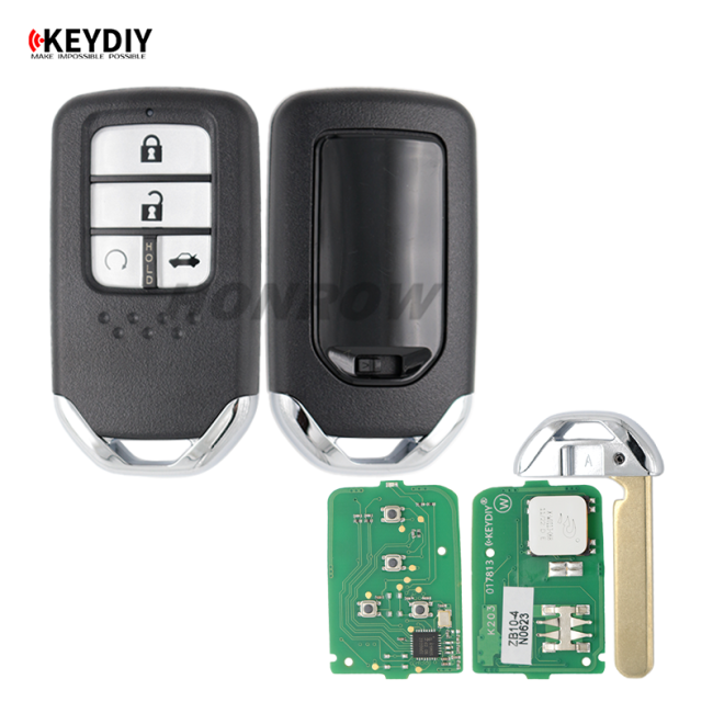 KEYDIY Remote key 3 button ZB10- 4 start button smart key for KD900 URG200 KDX2 KD MAX