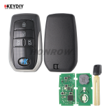 KEYDIY TB01-4 Slide Door Smart Key Prox Remote Control with 8A Chip for Toyota Alphard Vellfire