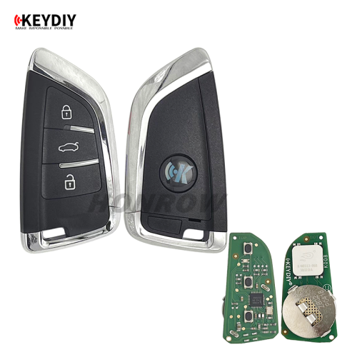 KEYDIY Remote key 3 button ZB02-3 smart key for KD900 URG200 KDX2 KD MAX