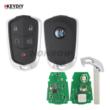 KEYDIY Remote key 3 button ZB05 5 button smart key for KD900 URG200 KDX2 KD MAX