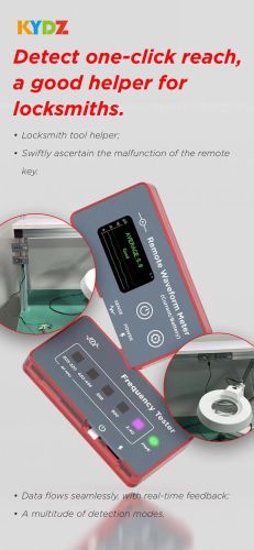 KYDZ waveform meter test car remote control current waveform meter and frequeny tester