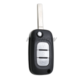 For Benz smart 3 button remote key blank without logo