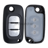 For Benz smart 3 button remote key blank without logo