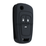 For Chevrolet 3 button silicon case (black color)