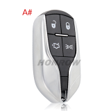 For Maserati 4 button remote key shell