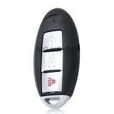 For Nissan 2+1 button remote key blank with emergency blade