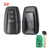 LONSDOR LT30-01 4 button smart key with TOYOTA 4A UNIVERSAL SMART KEY BOARD NUMBER 2000 2561 1320 2550 01 10 SUPPORTED MODELS： COROLLA(2019-)  LEVIN(2019-) COROLLA CROSS(2019-)  ALLION(2016-) CAMRY(2024-)