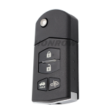 For Mazda 4 button flip remote key shell
