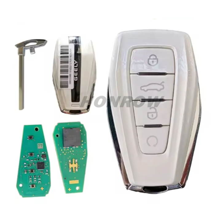 Original For Geely 4 button keyless Smart Remote key with 433Mhz 47 ...
