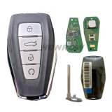Original For Geely 4 button keyless Smart Remote key with 433Mhz 4A Chip