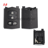 For Mazda 4 button remote key shell