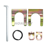 For Chevrolet Car Door Trunk Key Kit Door Lock Cylinder Set Accessories Parts With 2 Keys 654394765282