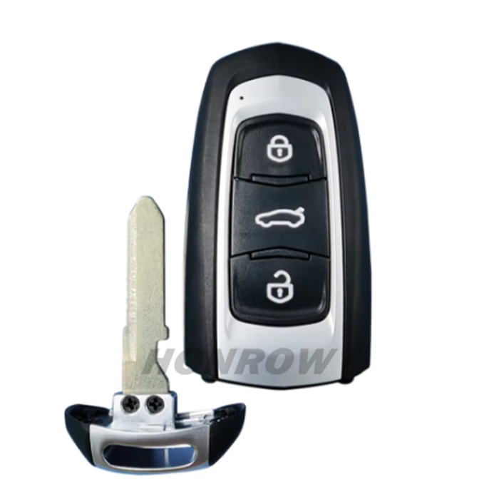 For Original Geely Atlas 3 button remote key with 433mhz 4A chip