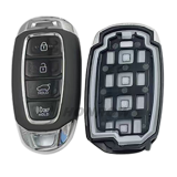 For 2021 new Hyundai 3/4/5 button smart remote key blank with battery clamp