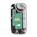 For Chevrolet Aveo 3 button flip remote key with 433Mhz ID47 HITAG3 PCF7961X Chip