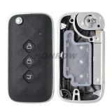 For Chevrolet Aveo 3 button flip remote key with 433Mhz ID47 HITAG3 PCF7961X Chip