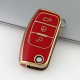Gold TPU Car Key Cover For Ford Key Protect Case