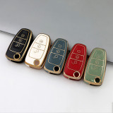 Gold TPU Car Key Cover For Ford Key Protect Case