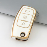 Gold TPU Car Key Cover For Ford Key Protect Case