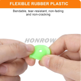 500pcs/Bag Colored Key Caps Covers Soft Rubber Key Identifiers Protector Organizer Labels Silencer Key Toppers Key Accessories