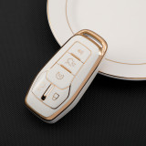 Gold TPU Car Key Cover For Ford Key Protect Case