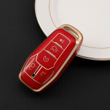 Gold TPU Car Key Cover For Ford Key Protect Case