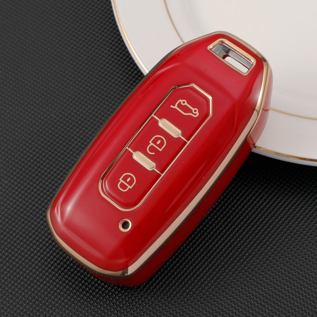 Gold TPU Car Key Cover For Ford Key Protect Case