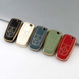 Gold TPU Car Key Cover For Ford Key Protect Case