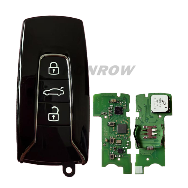 KYDZ VW MLB Touareg 2018+ 3 Buttons Keyless GO with 434MHz  Part No 3F0 959 754 D   FCCID:3F0959754D