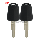 For Opel transponder key shell please choose the key type