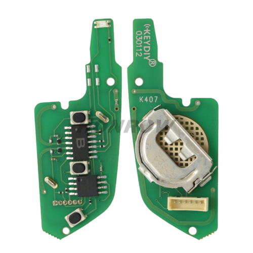 KEYDIY Remote key 3 button  B24-3 for KD900 KDX2 KD MAX  to produce any model rmeote