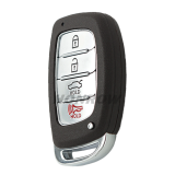 For Hyundai 4 button  remote key blank with battery clamp