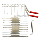 Open door lock tool set for locksmith