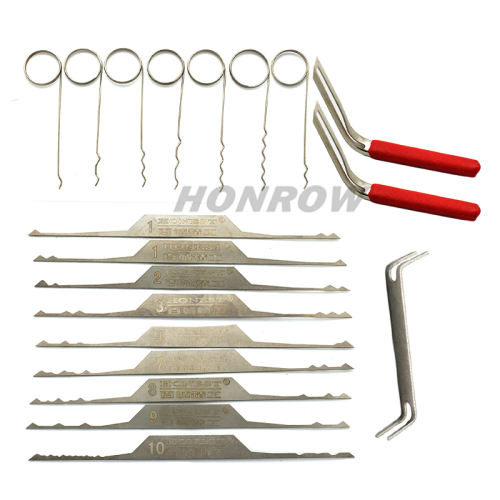 Open door lock tool set for locksmith