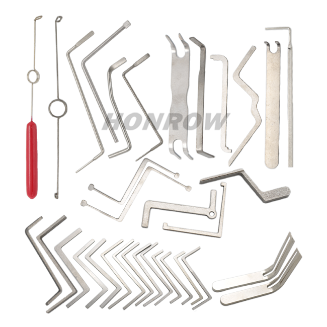 HUK 33PCS/SET Tension Wrench Locksmith Replacement Turning Tool / Double Head Tension Wrench Combination Llocksmith Tool