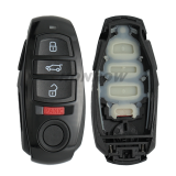 For VW Touareg 3+1 button  keyless go smart key remote key with ID46 PCF7945AC Hitag（VGA） 315MHZ