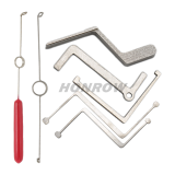 HUK 33PCS/SET Tension Wrench Locksmith Replacement Turning Tool / Double Head Tension Wrench Combination Llocksmith Tool